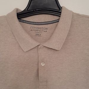 Covington Big & Tall Men's Short Sleeve Polo Shirt